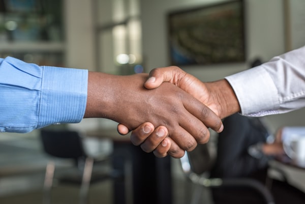 Business consultation with attorney
